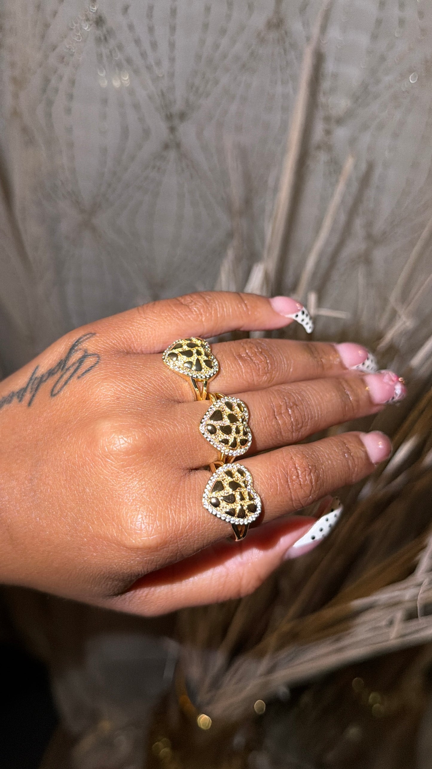 DIAMOND HRT NUGGET RING