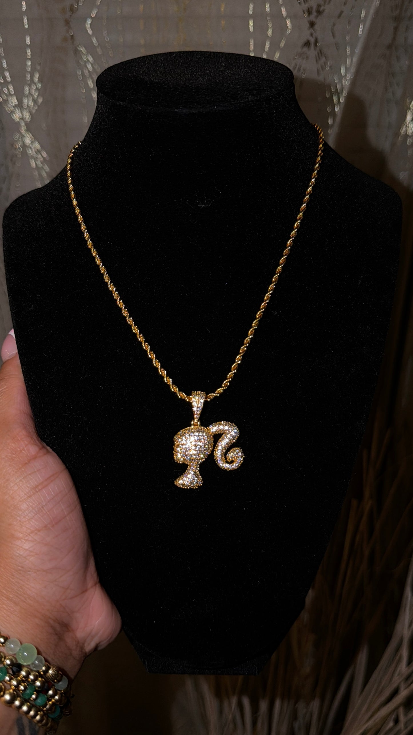 BARBIE DOLL NECKLACE