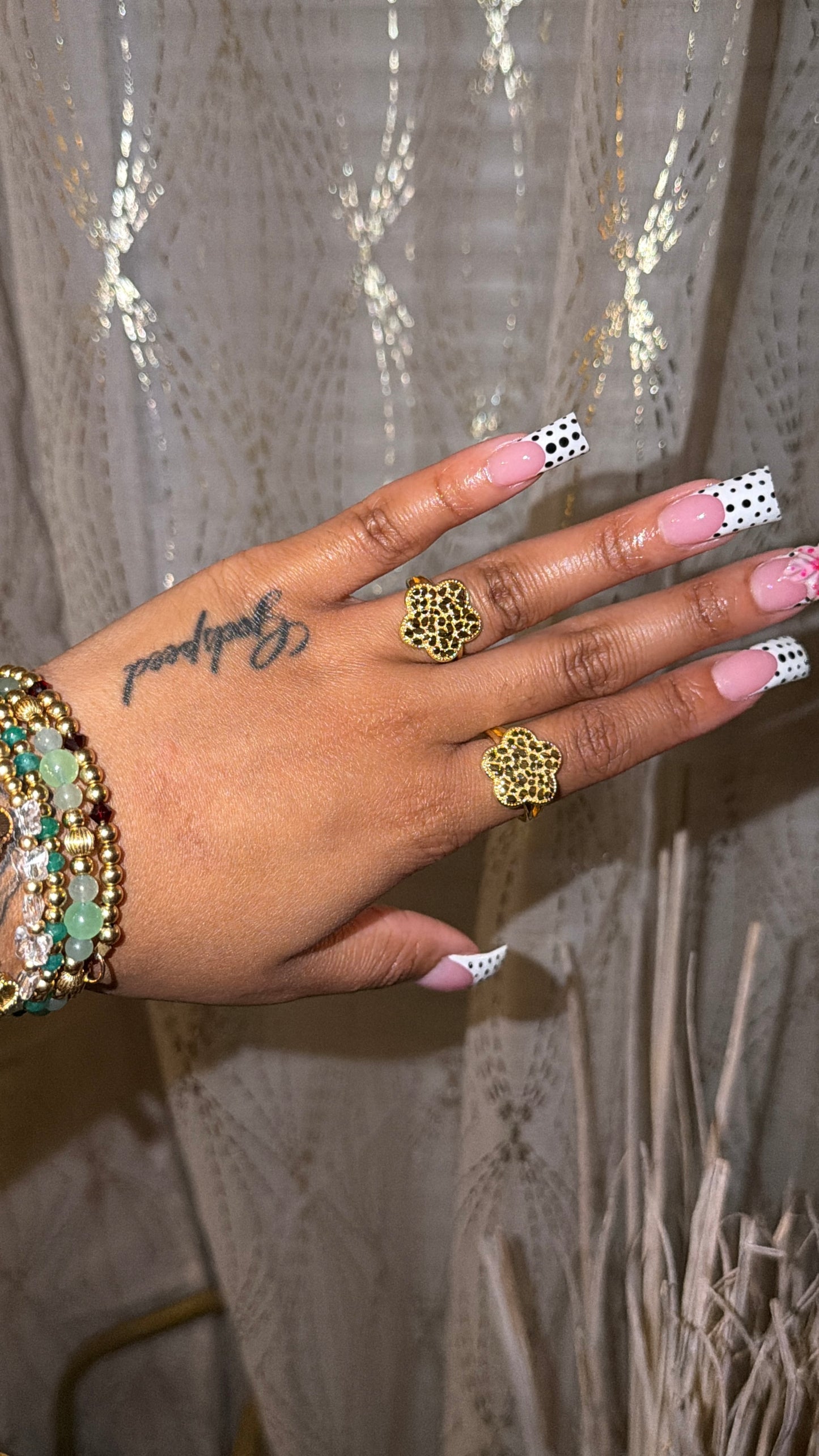 NUGGET CLOVER RING