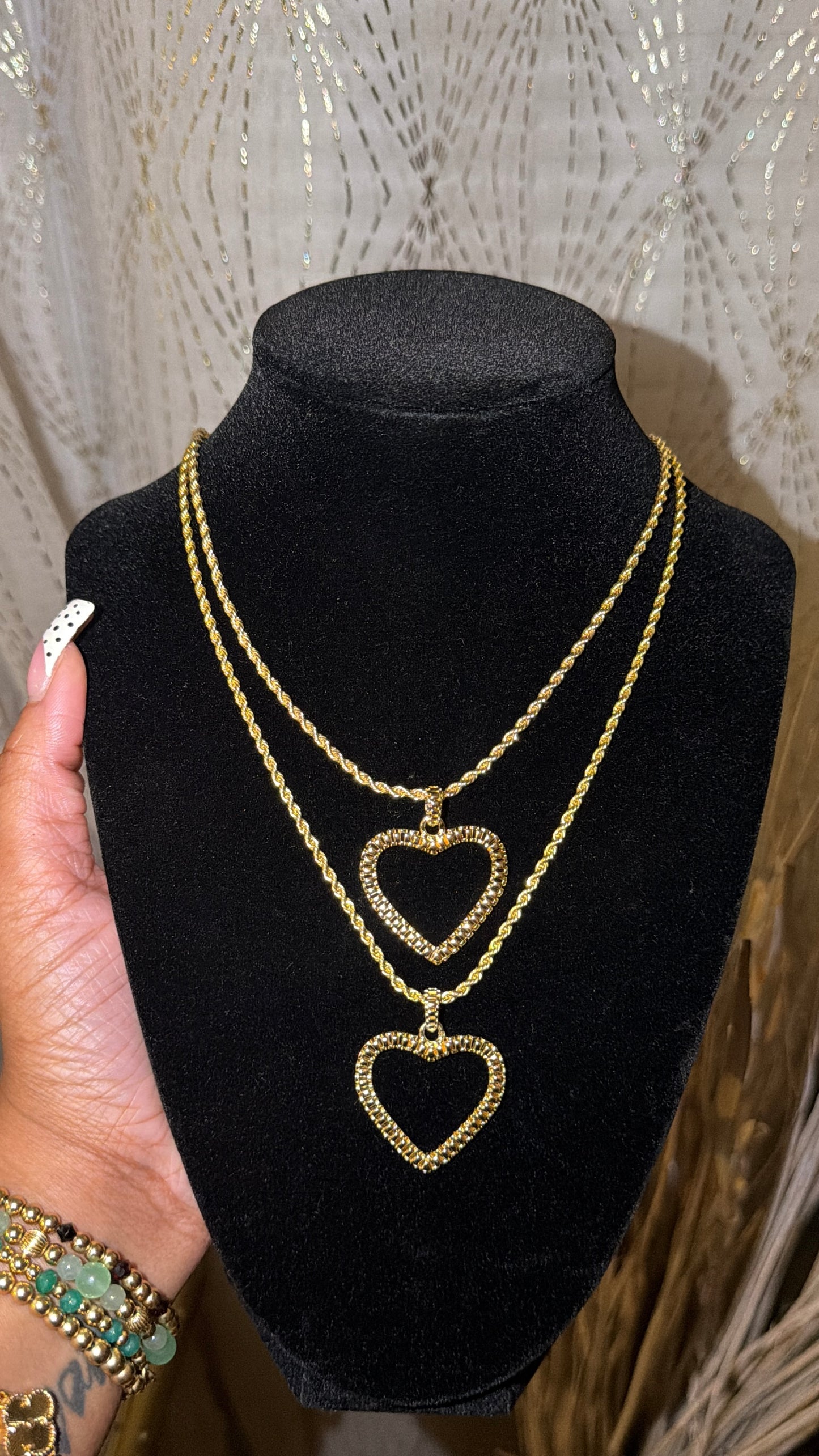 ROLEX HEART W/CHAIN