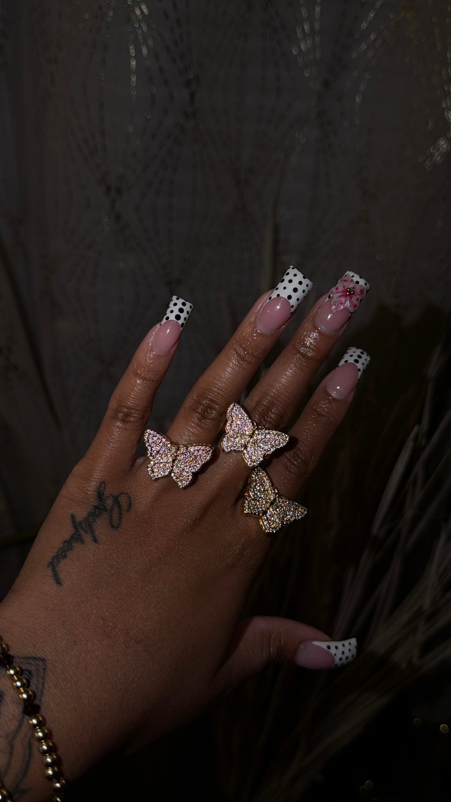 DIAMOND BUTTERFLY RING