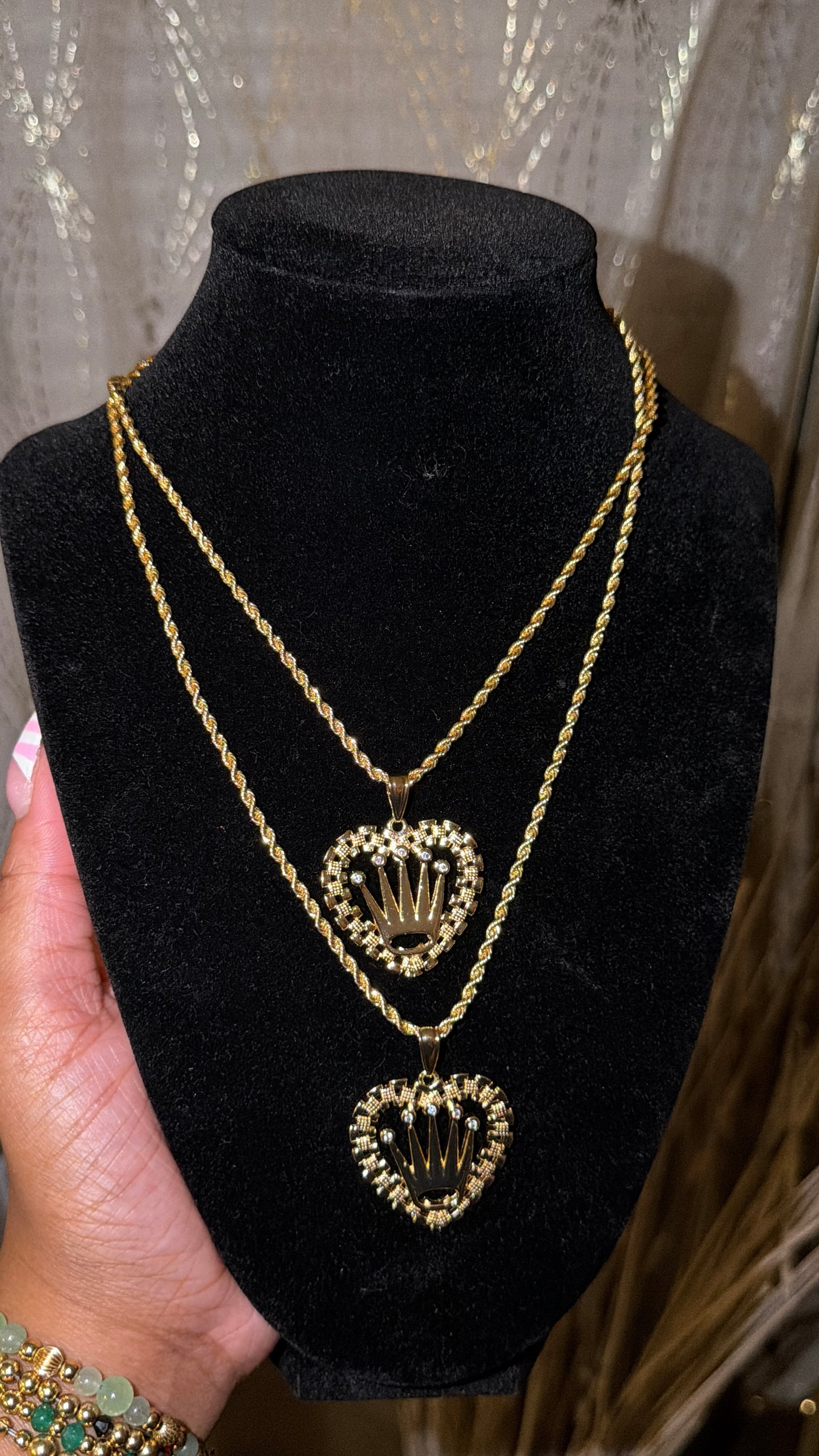 CROWN ROLEX NECKLACE