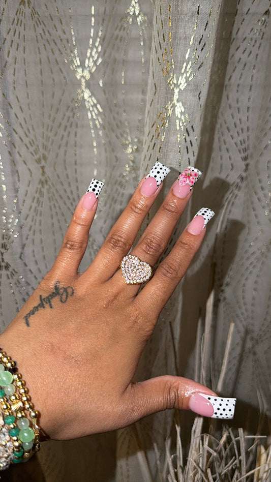 PINK DIAMOND HEART RING