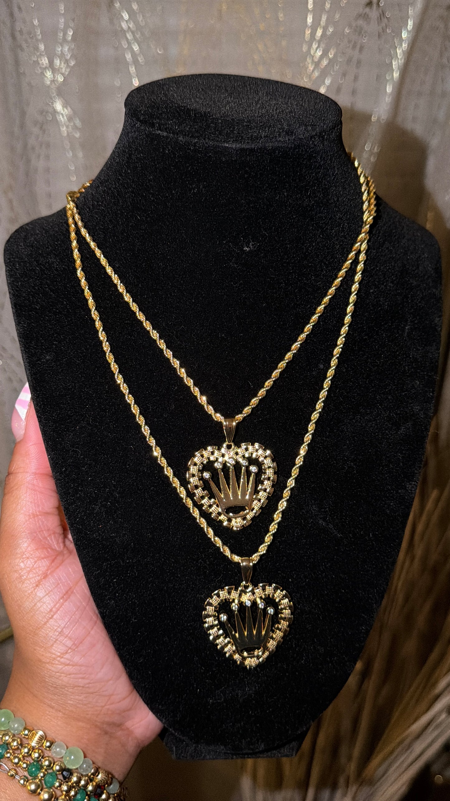 CROWN ROLEX NECKLACE